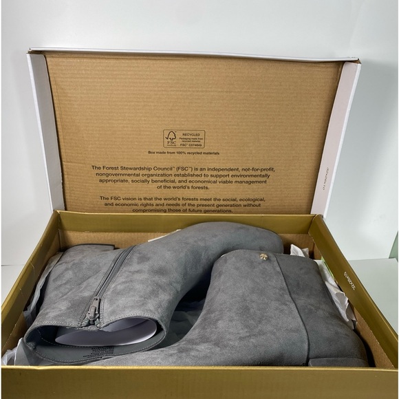 Charter Club 9.5 medium NWT Heather Gray Boots - Picture 1 of 11